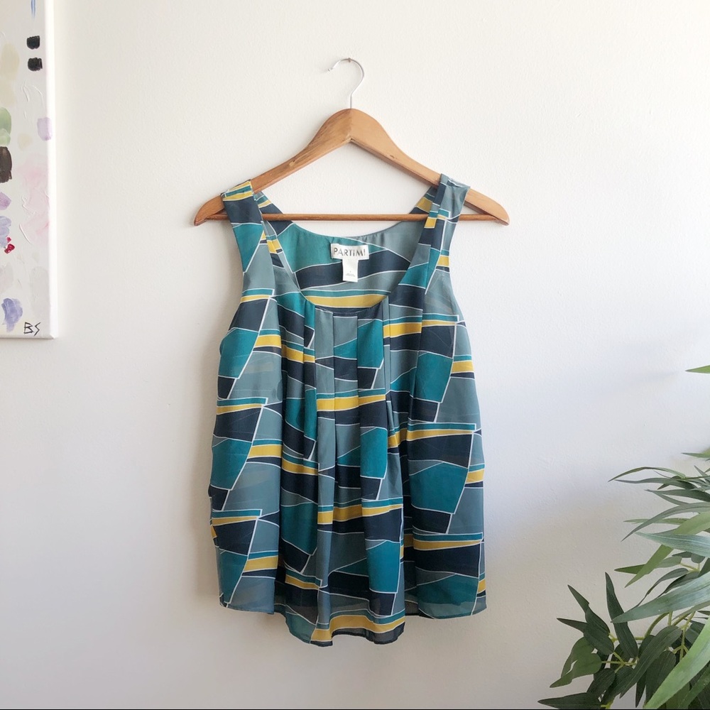 Partimi Sleeveless Silk Blouse Tank - 6